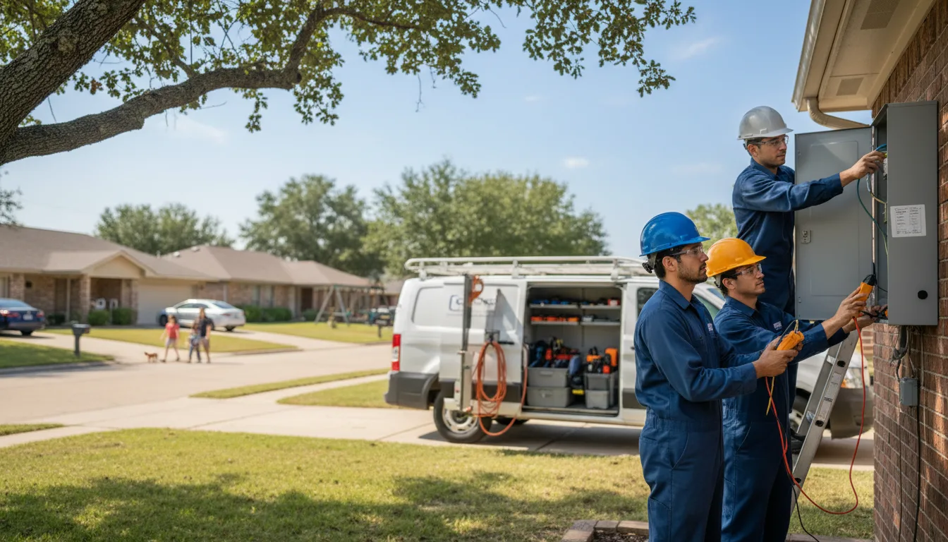 Certified electrician providing emergency electrical services in Merriman, NE